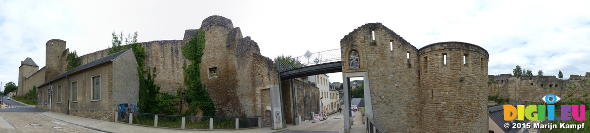 FZ018165-72 City walls Luxembourgh